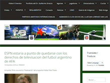 Tablet Screenshot of futbolyeventos.com